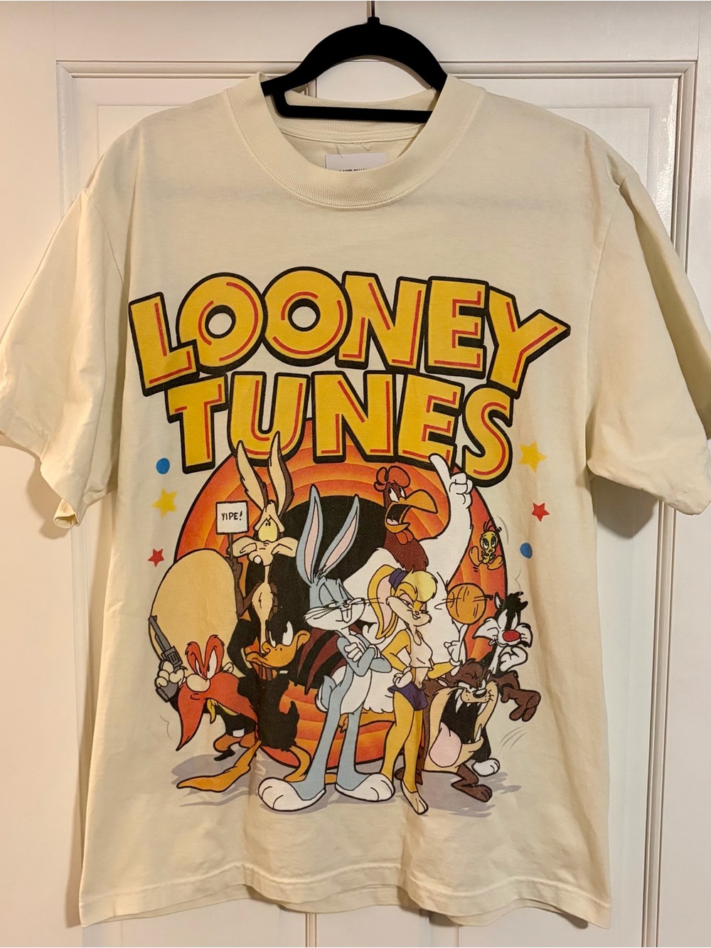 Looney Tunes Cream Graphic Tee by Warner Bros.